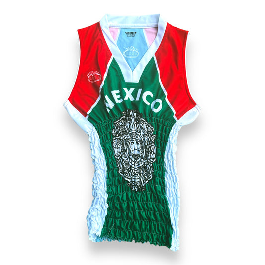 Mexico Shirred Basketball Jersey