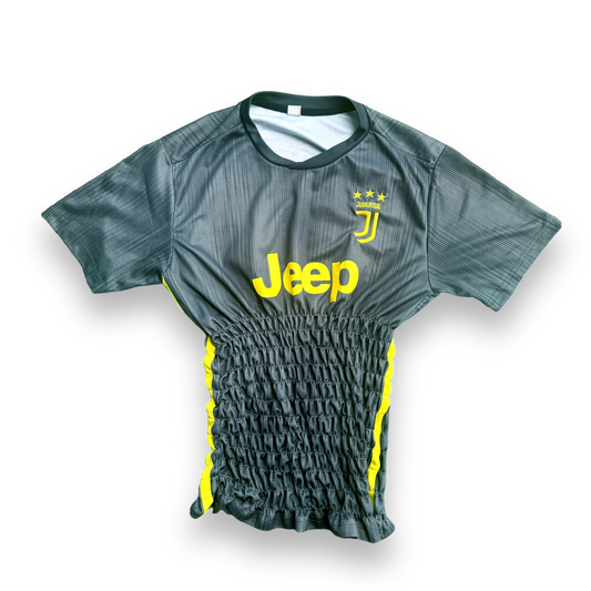 Grey Jeep Shirred Soccer Jersey